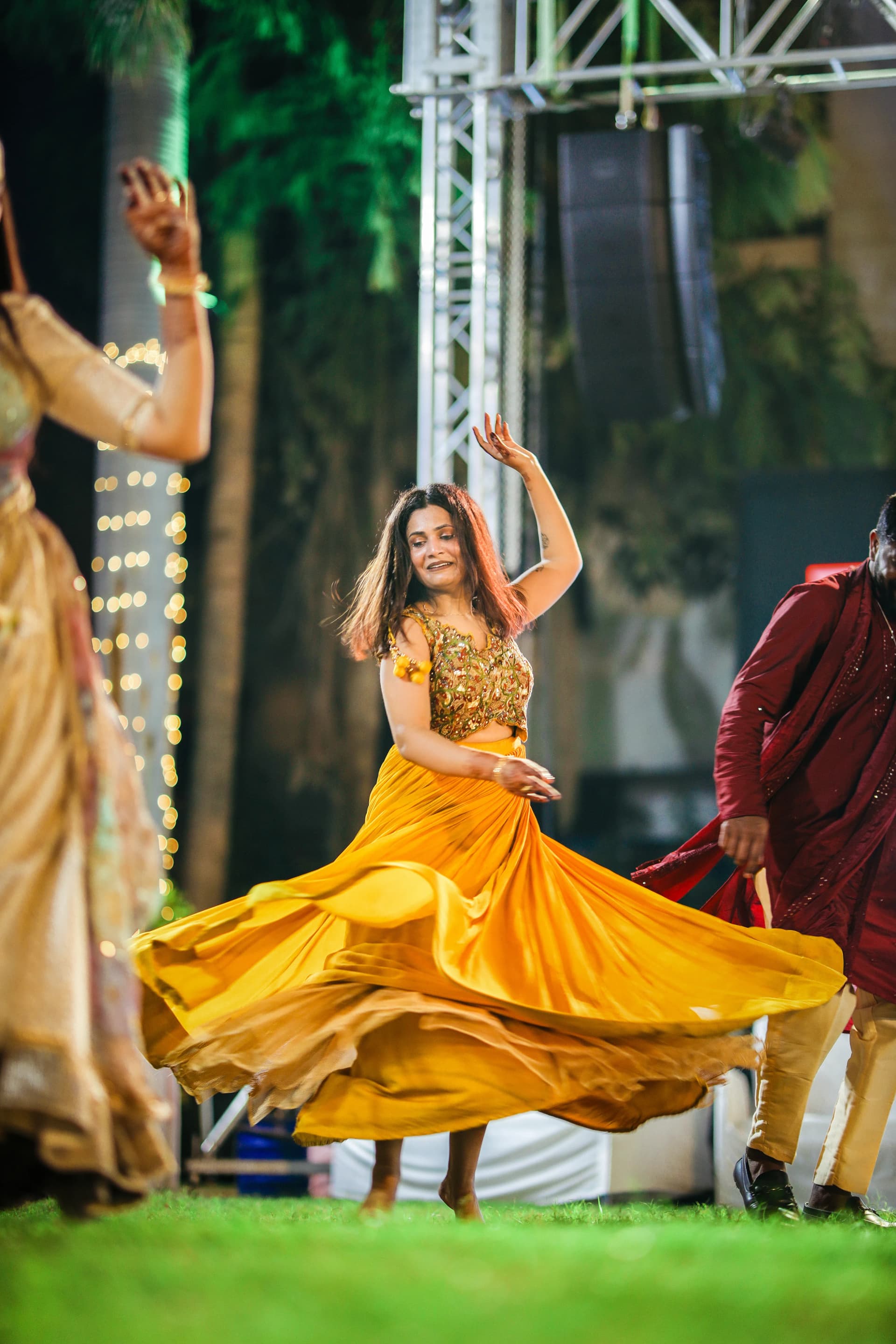 Candid wedding photography Vadodara — walking down the aisle