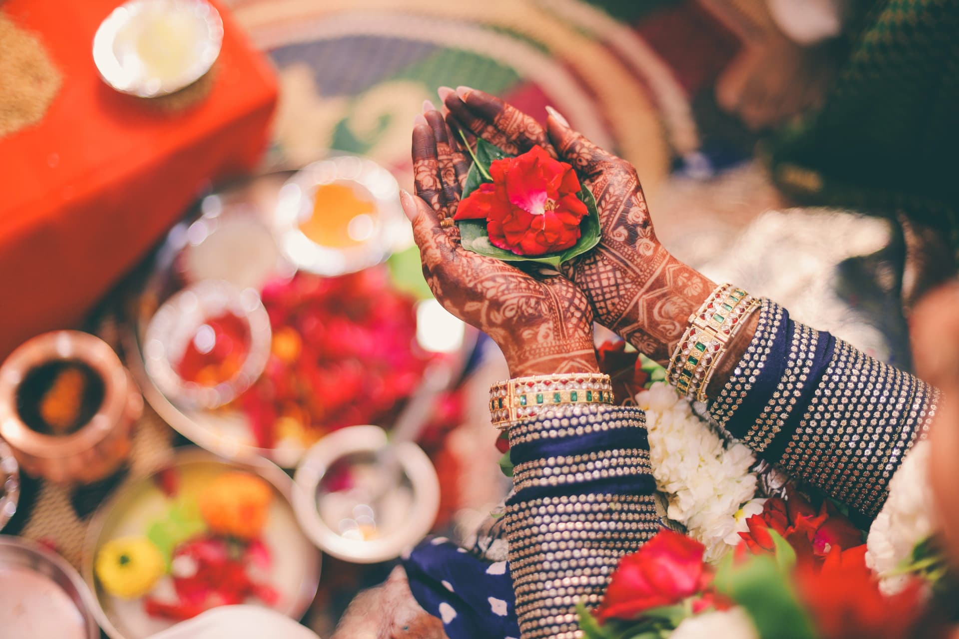 Cinematic wedding portrait with soft golden light — wedding photography in Vadodara by Avsar Photography